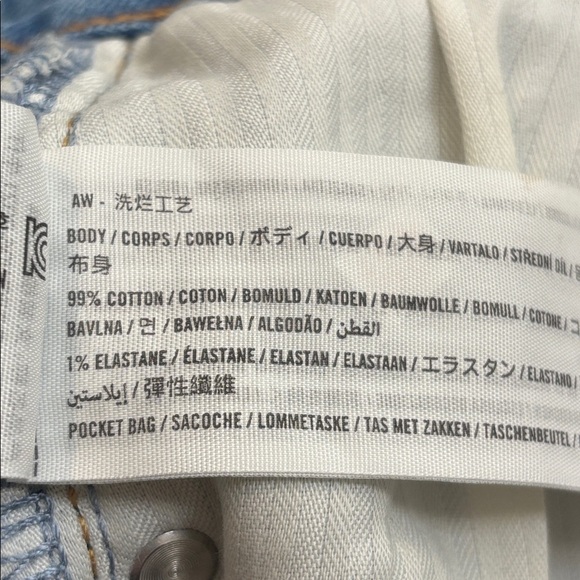 Abercrombie & Fitch Mid Rise 90's Straight Raw Hem Jean Size 30 Regular - Picture 16 of 16